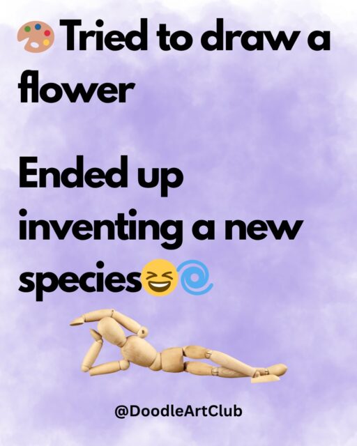 🤣🎨 “Tried to draw a flower… ended up inventing a new species.” 🌼✨

Ah yes, the artist struggle — when a simple flower somehow transforms into a creature no botanist has ever seen. 😂 Sometimes our creativity takes the wheel and refuses to follow the reference photo!

But honestly? That’s the fun part. 🌱 Every unexpected petal and weird line is its own little adventure. Art isn’t about perfection — it’s about letting your imagination wander (even if it wanders too far). 💛

So next time your flower looks like it belongs in a sci-fi garden, just roll with it… you might be on to something iconic. 😉

💬 Tell me — what was the weirdest thing your doodle turned into? 😅

#ArtistHumor #FunnyArtQuote #RelatableArtist #SketchbookConfessions #DoodleArtClub #ArtLaughs #CreativeJourney #MindfulDrawing #PerfectlyImperfect #CreativeFlow