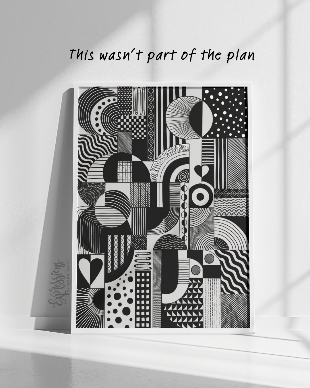 π€β¨ When Plans Turn Into Patterns β¨π€
This bold monochrome piece by @expressionsbyneha is a perfect reminder that creativity doesnβt always follow a script β and thatβs where the magic happens. A mix of geometric forms, playful patterns, and contrasting textures come together to create something unexpectedly beautiful and full of character. ποΈ
Why this artwork stands out:
1οΈβ£ Black & white contrast β clean and powerful
2οΈβ£ Mixed geometric patterns β playful and diverse
3οΈβ£ Structured chaos β balanced yet spontaneous
4οΈβ£ Texture variety β keeps the eye engaged
5οΈβ£ Unexpected composition β creativity beyond plans
Art by: @expressionsbyneha π€
#AbstractArt #GeometricDesign #InkDrawing #MindfulArt #PatternArt #DoodleInspiration #BlackAndWhiteArt #CreativeFlow #SlowArt