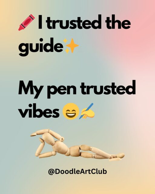 🖍️✍️ “I trusted the guide… my pen trusted vibes.” 😄

It started responsibly — eyes on the guide, brain fully focused.
Then the pen said, nah, we’re freestyling today. 🎨😂

And honestly? That’s the magic of doodling. Those wobbly lines, unexpected turns, and vibe-based decisions are what make each page feel fun, human, and uniquely yours. 💛

Because sometimes the best art happens when the plan takes a coffee break and creativity grabs the wheel. ☕✨

💬 Be honest — are you a follow-the-guide artist or a trust-the-vibes doodler? 😜

#FridayArtMood #ArtistHumor #FunnyArtQuote #DoodleLife #CreativeVibes #SketchbookFun #ArtLaughs #MindfulDrawing #DoodleArtClub