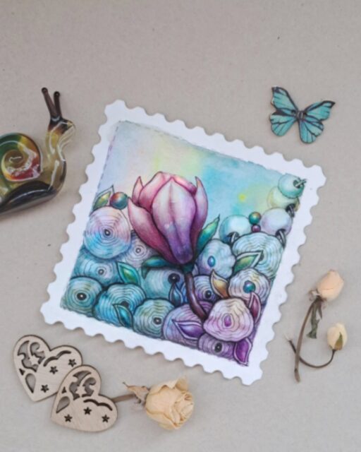 🌸✨ Soft Colors, Gentle Whimsy ✨🌸

This dreamy piece by @alla.leonidova.63 feels like a tiny world of calm captured in a single frame. The soft blend of pastel blues, purples, and pinks creates a peaceful atmosphere, while the delicate floral forms and spiral textures add a touch of quiet magic. Every detail feels light, thoughtful, and beautifully balanced. 🖊️

Why this artwork stands out:

1️⃣ Soft pastel palette — calming and soothing tones
2️⃣ Central floral focus — elegant and eye-catching bloom
3️⃣ Spiral textures — adds depth and gentle movement
4️⃣ Mini artwork format — small yet full of detail
5️⃣ Whimsical composition — dreamy and imaginative feel

Art by: @alla.leonidova.63 🤍

#FloralArt #PastelArt #WhimsicalArt #MindfulDrawing #InkAndColor #DoodleArt #CreativeCalm #SketchbookArt #SlowArt