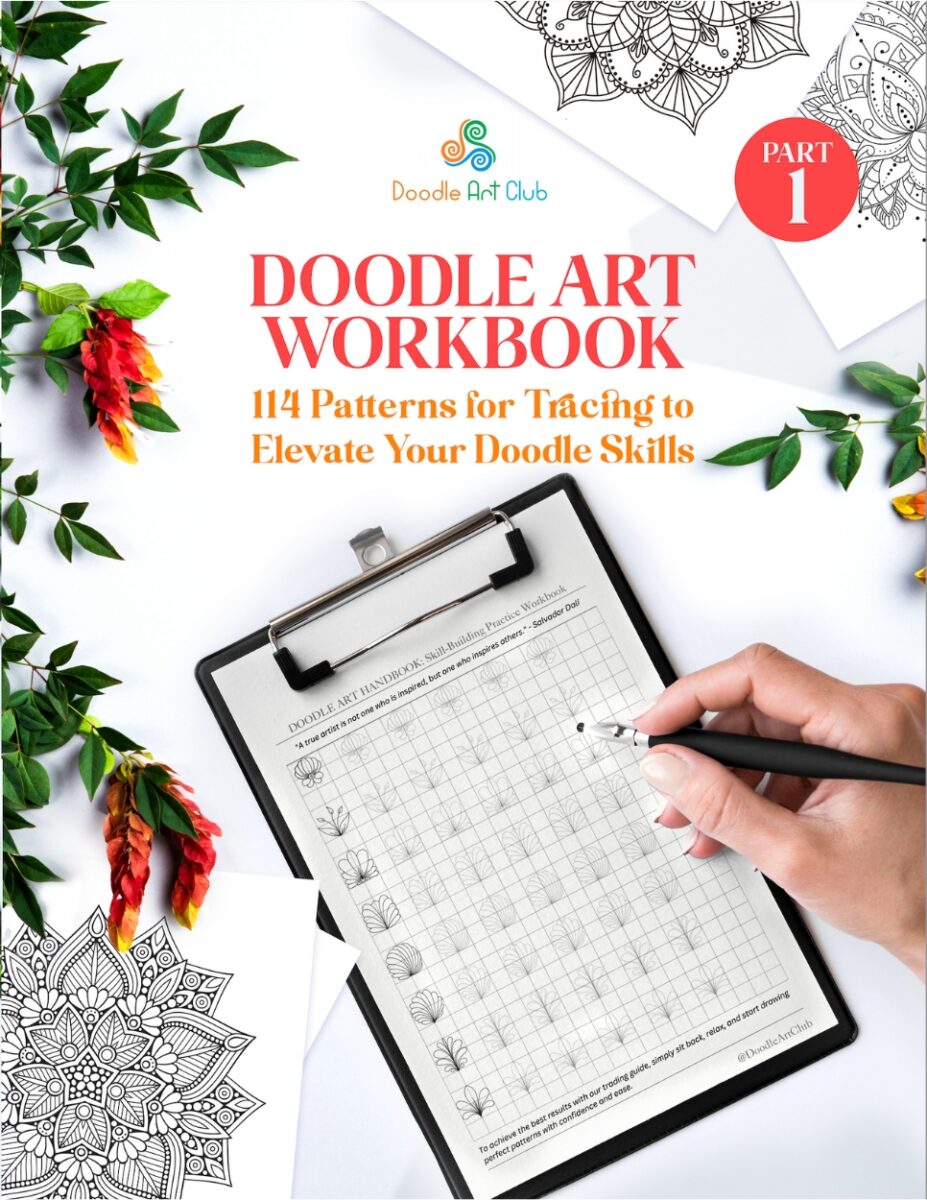Doodle Art Practice Workbook, Part 1