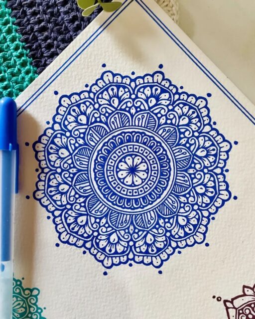 💫🖊️ Gentle symmetry, endless detail 🖊️💫
This beautiful mandala collection by @art_is_therapy01 showcases the calming power of repetition and precision. Each circular design unfolds with delicate lines, petals, dots, and layered motifs, creating a meditative rhythm that invites slow observation. The varied ink tones — from deep blue to warm gold — give every mandala its own personality while preserving a harmonious visual balance across the page. 🌿✨
Why this artwork stands out:
1️⃣ Intricate layered mandalas — rich in detail and texture
2️⃣ Soft color variety — cohesive yet individually expressive
3️⃣ Perfect radial symmetry — soothing and visually grounding
4️⃣ Fine line precision — elegant and mindful craftsmanship
5️⃣ Inspiring slow art practice — calming and deeply satisfying
Art by: @art_is_therapy01 🤍
#MandalaArt #InkDrawing #PatternArt #MindfulArt #DoodleInspiration #SymmetryArt #SketchbookArt #SlowArt