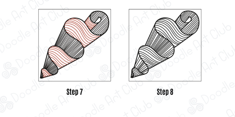 Steps 7-8: From One Line to a 3D Woven Twist